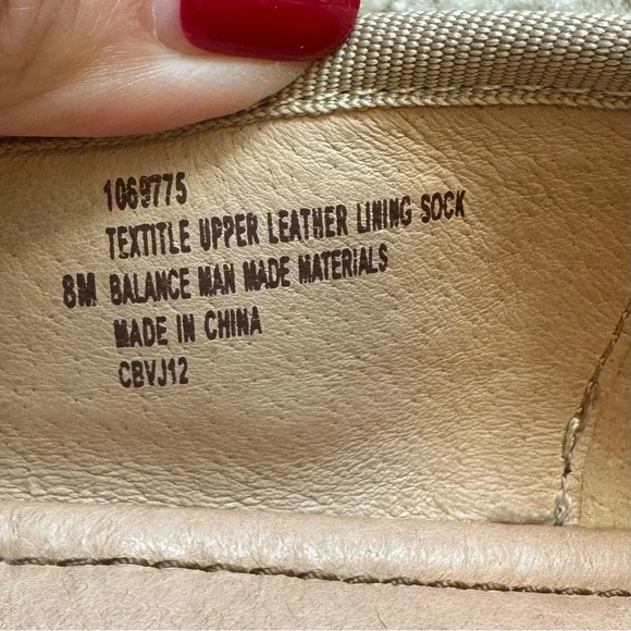 Sofft Metallic Gold Round-toe Macee Linen Jute Espadrille Flats - Picture 5 of 5